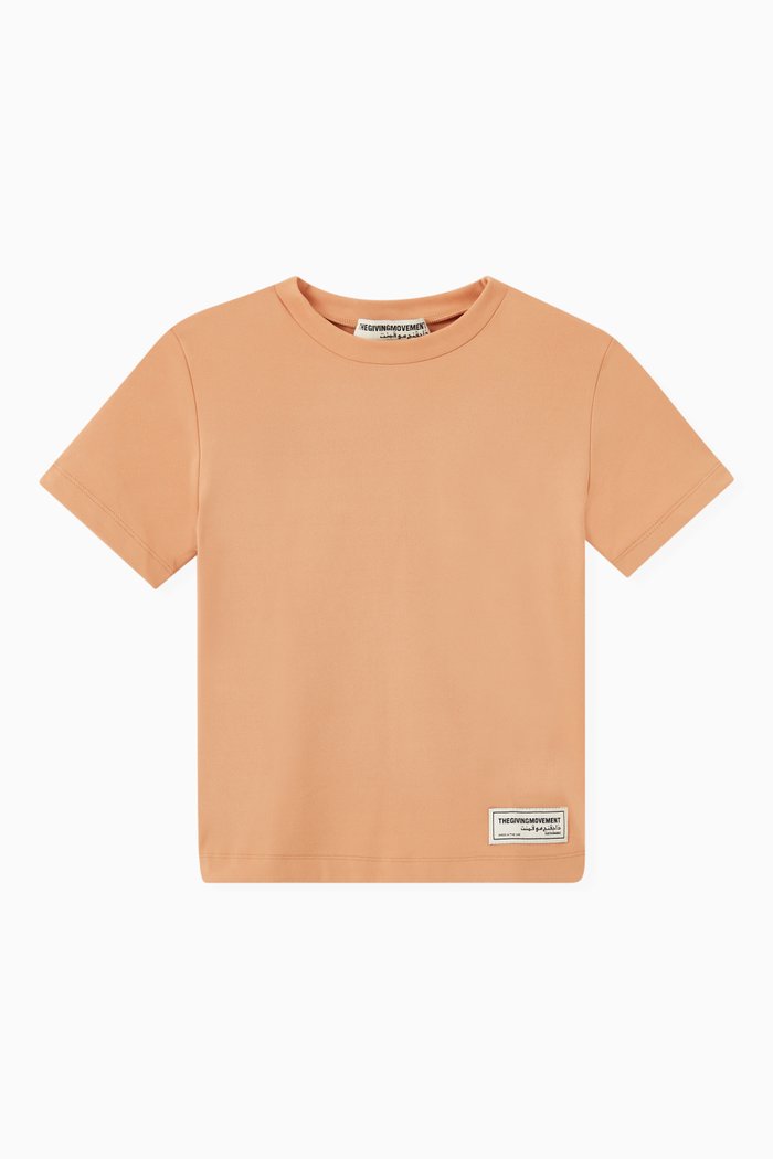 

Recycled Softskin Regular Fit T- shirt, Brown