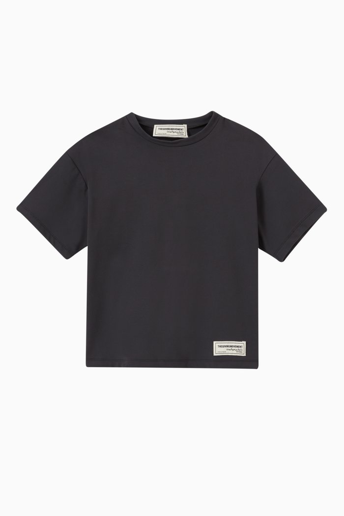

Recycled Softskin Oversized Fit T- shirt, Black