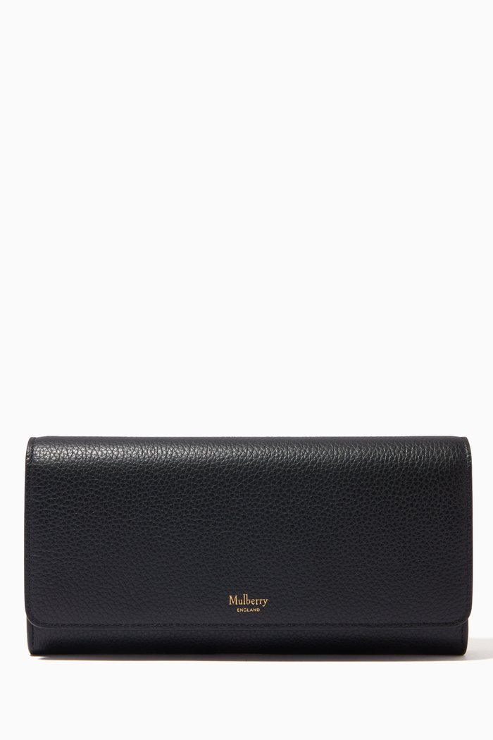 

Continental Wallet in Small Classic Grain Leather, Black