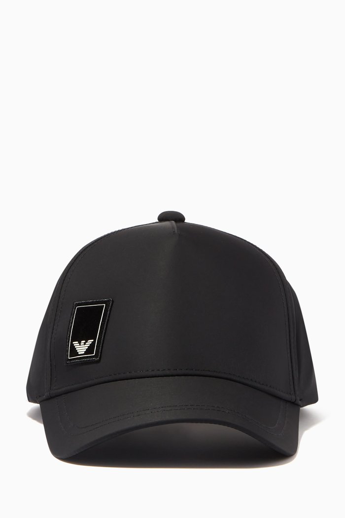 

EA Eagle Patch Baseball Cap in Satin, Black