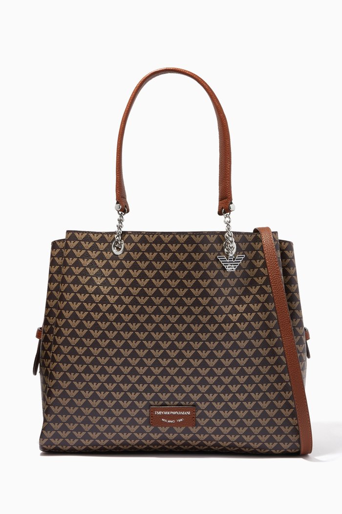 

Annie Tote Bag in Eco Leather, Brown