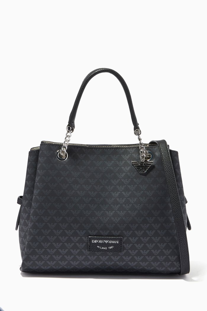 

Annie Small Tote Bag in Eco Leather, Black