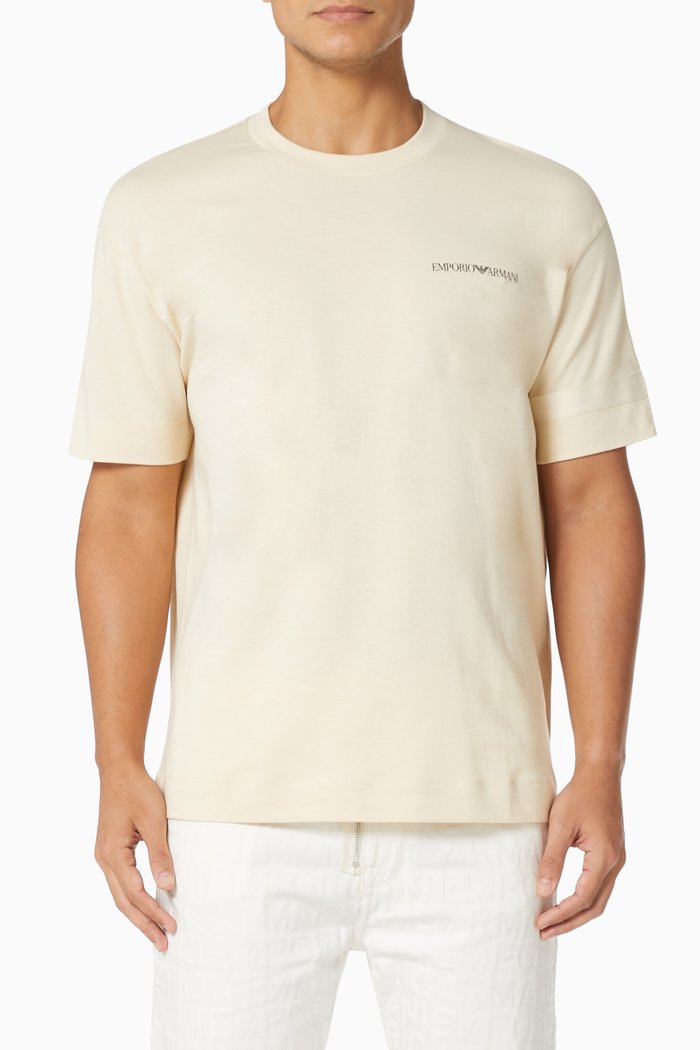 

Eco Capsule Collection EA Band T-shirt in Jersey, Neutral