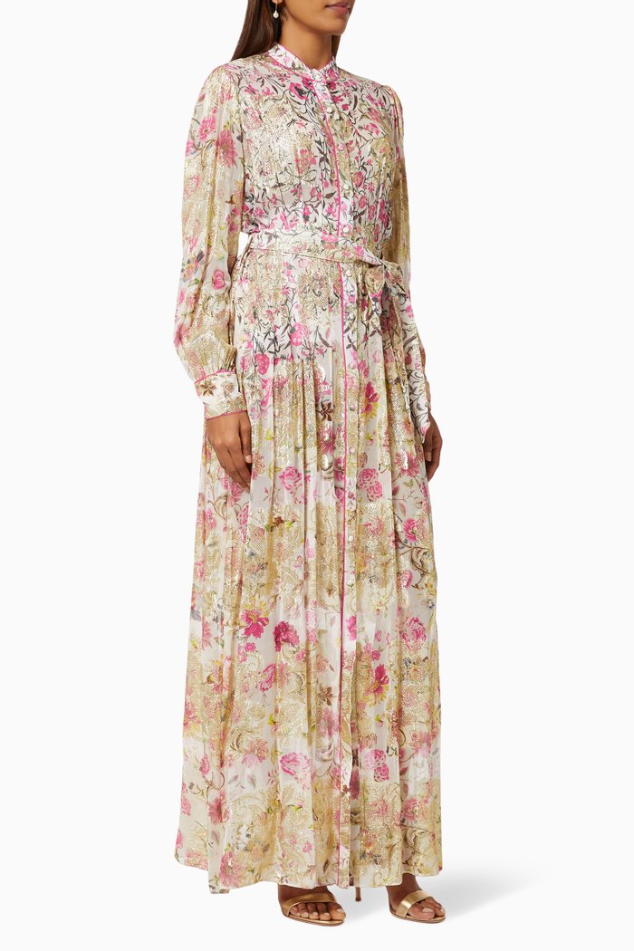 

Tara Shirtdress Maxi in Viscose, Multicolour