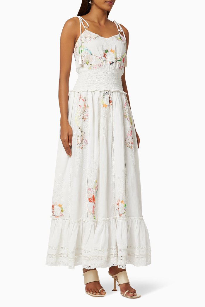 

Cora Strappy Maxi Dress, White