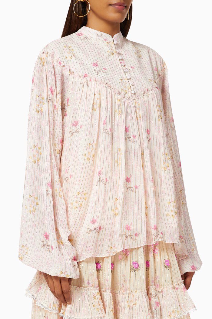 

Kefi Top in Georgette, Neutral