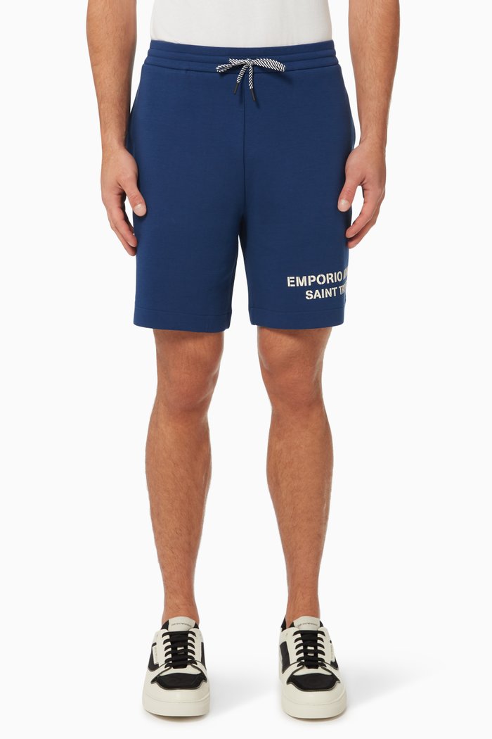 

EA City Capsule Collection Shorts in Double Jersey, Blue