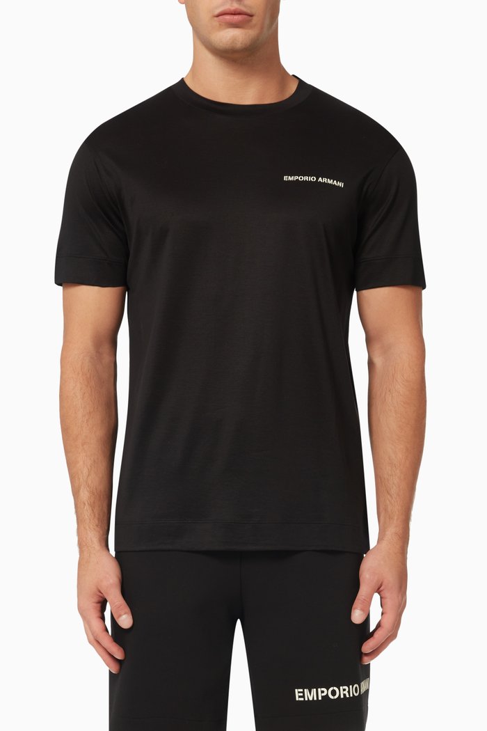 

EA City Capsule Collection T-shirt in Jersey, Black
