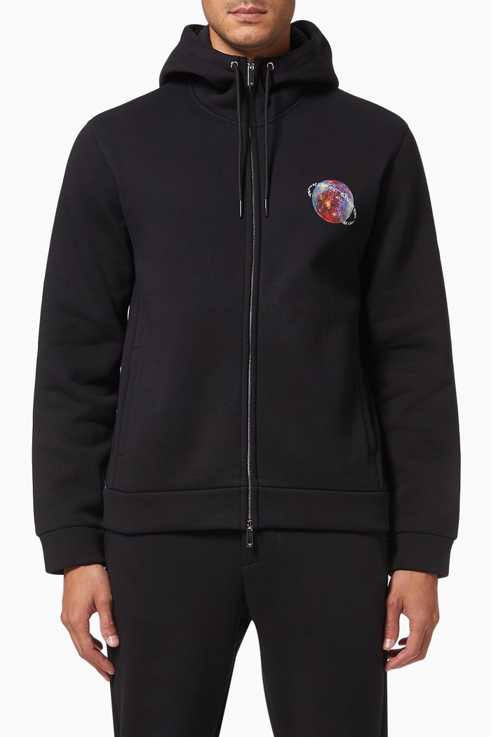 

Surreal Capsule Collection Hoodie in Jersey, Black