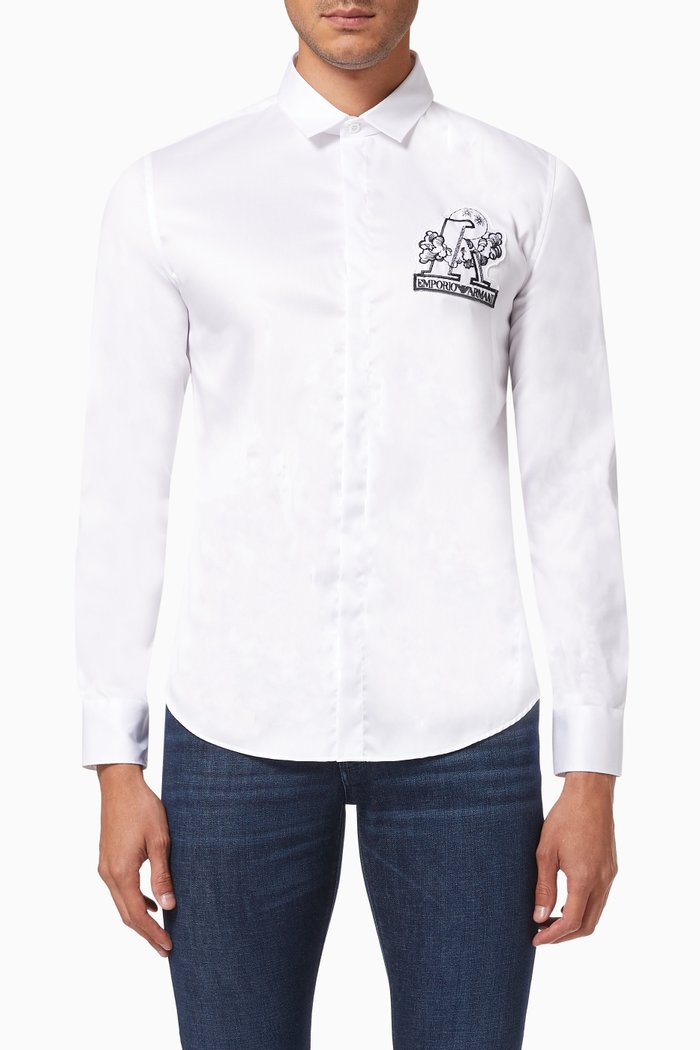 EA Surreal Capsule Collection Shirt in Cotton, White