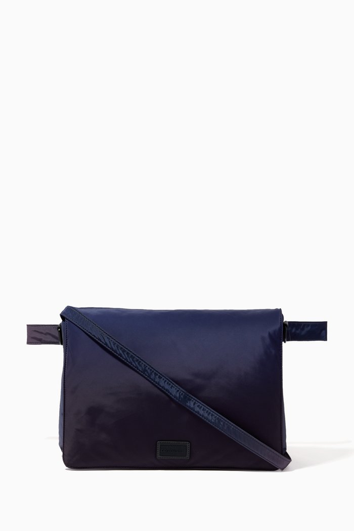 

Gradient Crossbody Belt Bag in Nylon, Purple