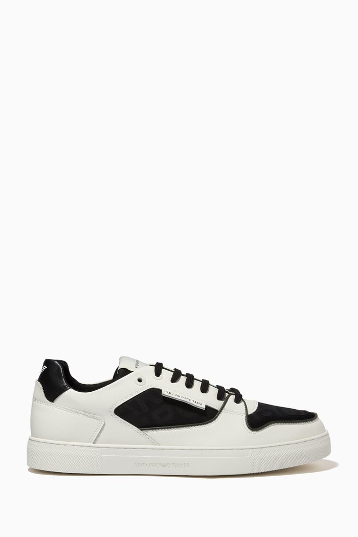 

EA Sneakers in Leather and Suede, White