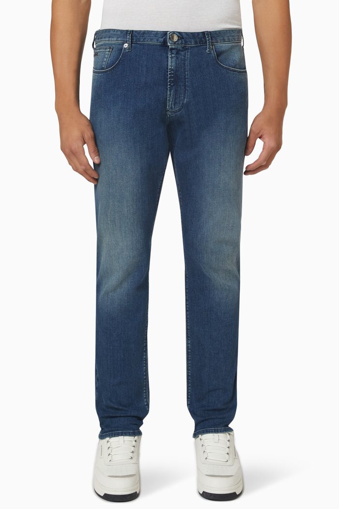 

Slim Fit Jeans in Denim, Blue