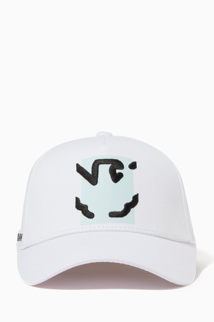 

EA Signature Embroidered Baseball Hat in Twill, White