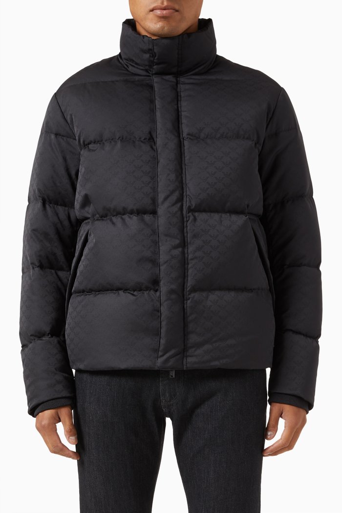 

PufferJacket in Padded Nylon, Black