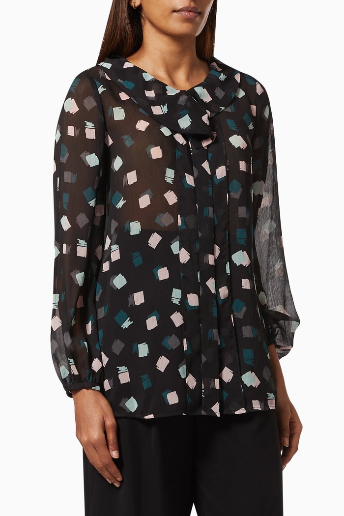 

Fantasy Shirt in Creponne, Black