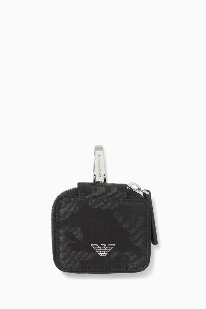 

EA Camo AirPod® Case in Canvas Jacquard, Black