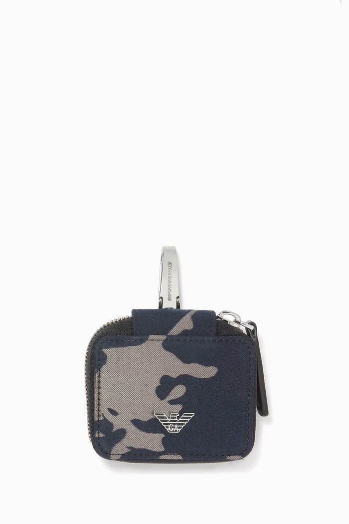 

EA Camo AirPod® Case in Canvas Jacquard, Blue
