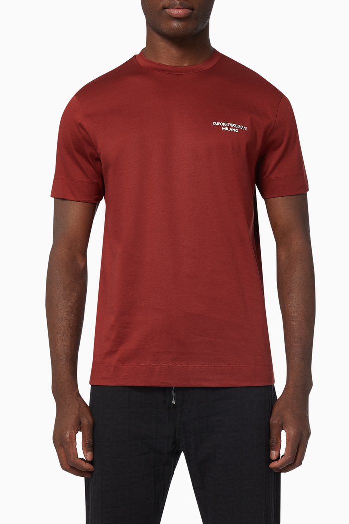 

EA Milano FW21 T-shirt in Jersey, Red