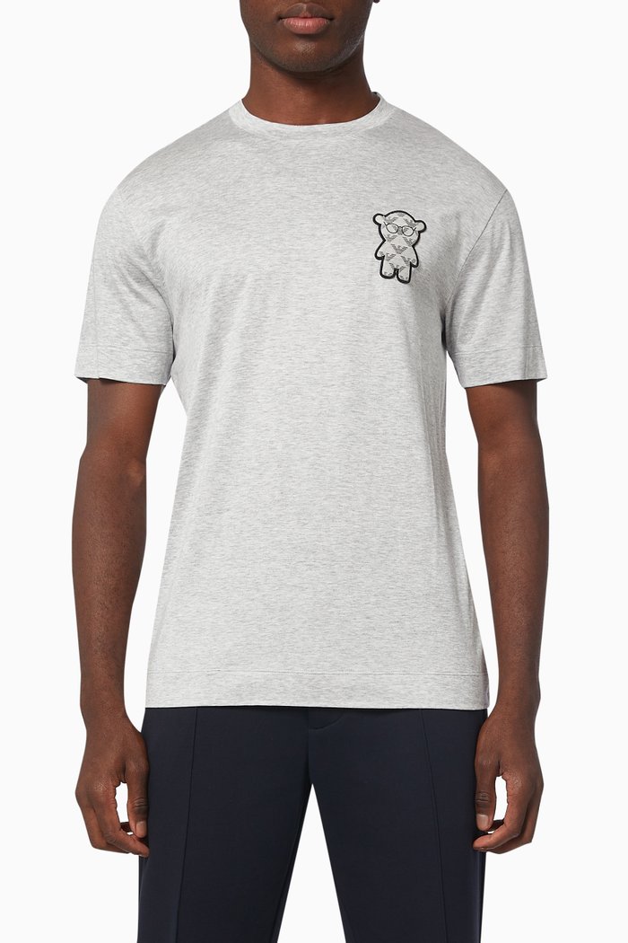 

EA Manga Bear Capsule Collection T-shirt in Jersey, Grey