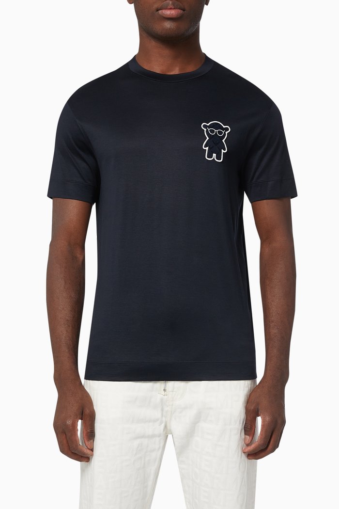

EA Manga Bear Capsule Collection T-shirt in Jersey, Blue