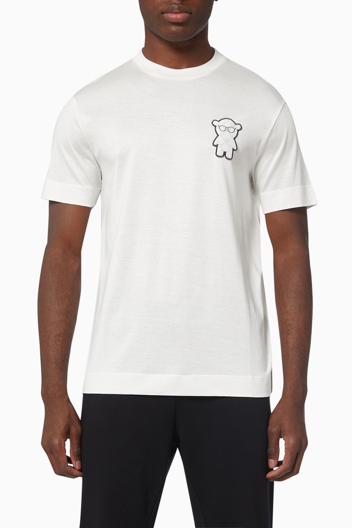 

EA Manga Bear Capsule Collection T-shirt in Jersey, White