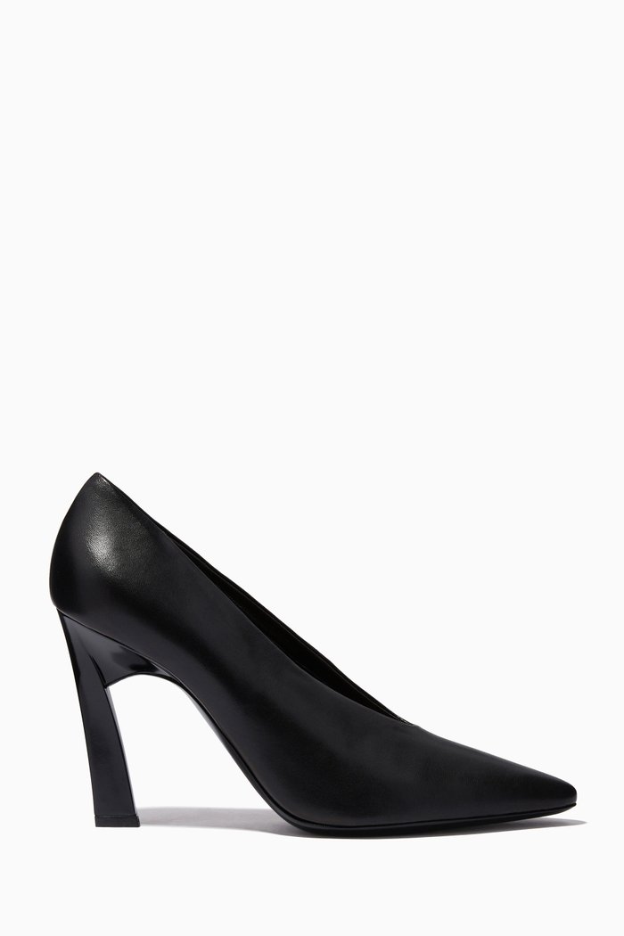 

Aura Court Heels in Nappa Leather, Black