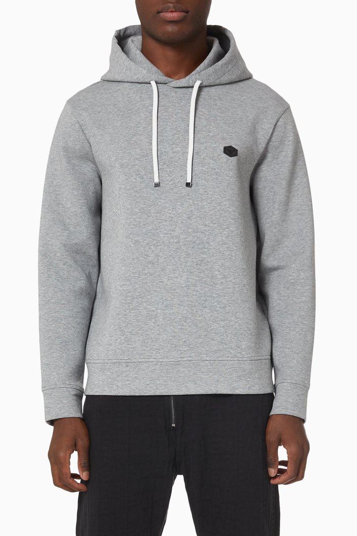 

EA Essential Capsule Hoodie in Double Jersey, Grey