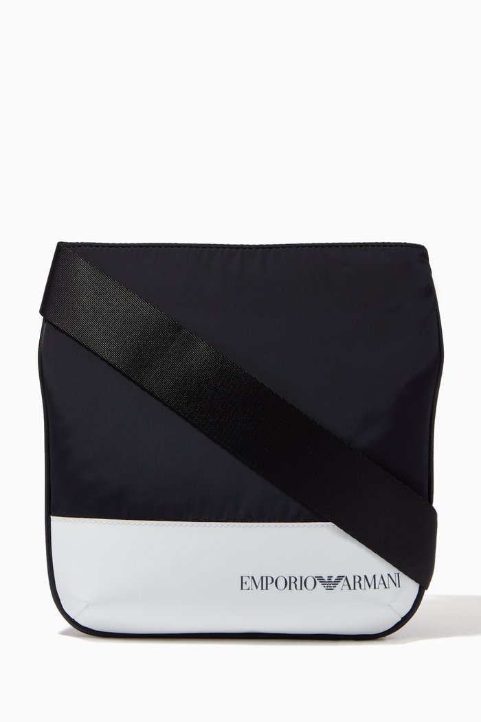EA Crossbody Bag in Nylon, Blue