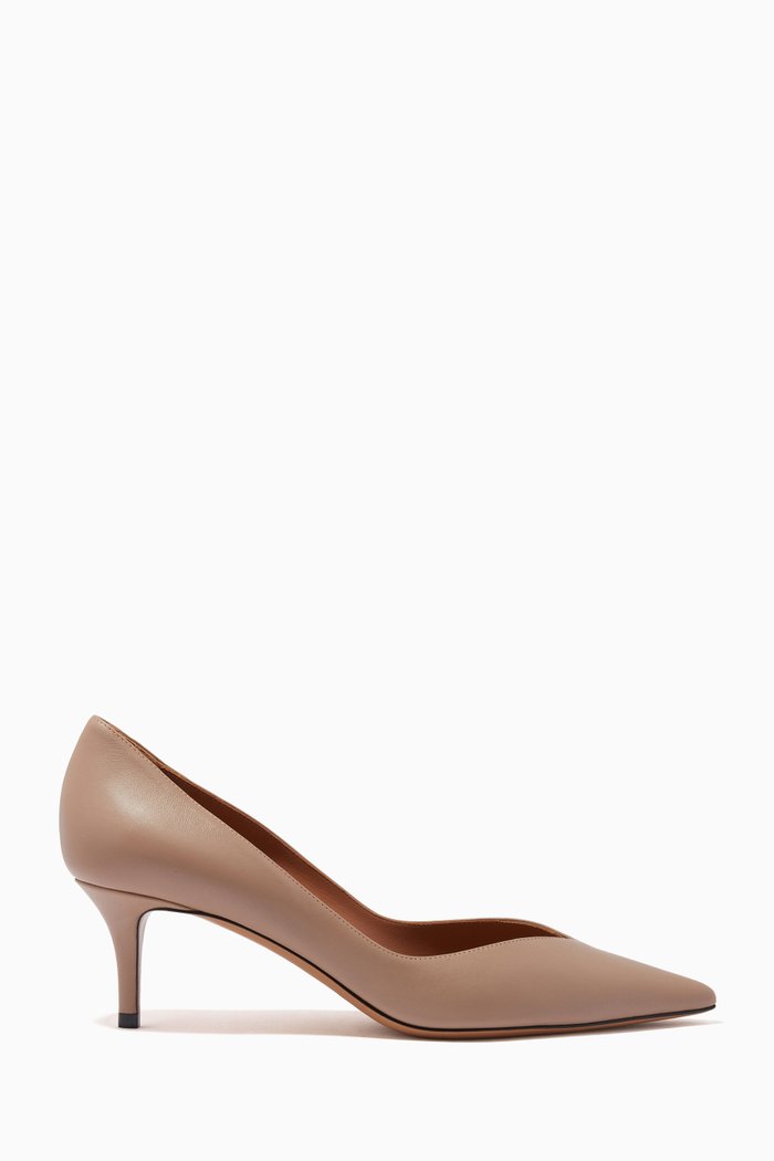 

Madi Kitten Heels in Nappa Leather, Neutral