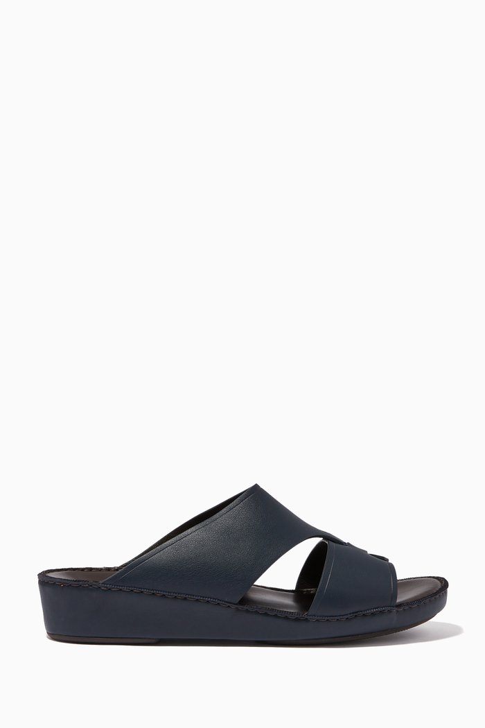 

Sandals in Leather, Blue