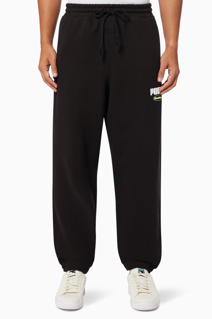 

x Butter Goods Sweatpants in Cotton Fleece, Black