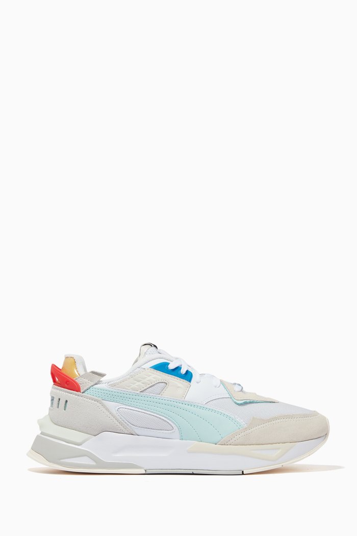 

Mirage Sport Sneakers in Mesh & Suede, Neutral