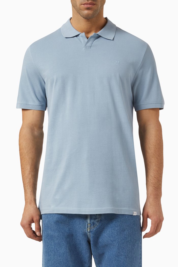 

Logo Polo in Cotton Piqué, Blue
