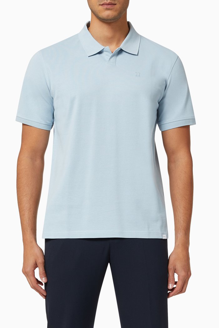 

Logo Polo in Cotton Piqué, Blue