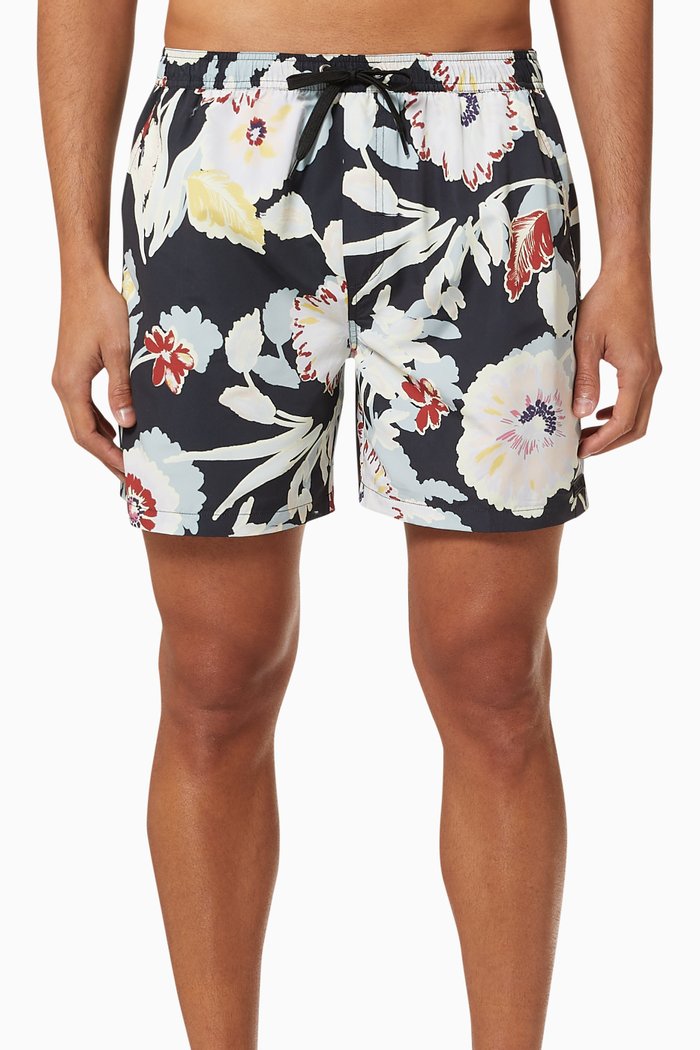 

Quinn Fiori Swim Shorts in Recycled Polyester, Multicolour