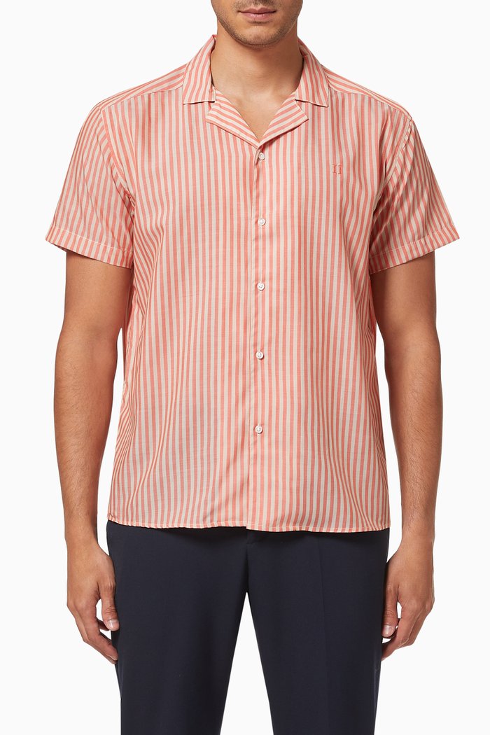 

Lucca Shirt in Coolmax Tencel Blend, Red