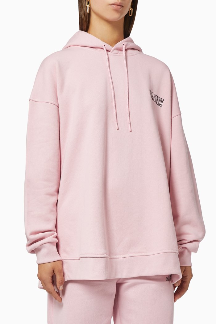 

Software Isoli Oversized Hoodie in Recycled Polyester & Organic Cotton, Purple