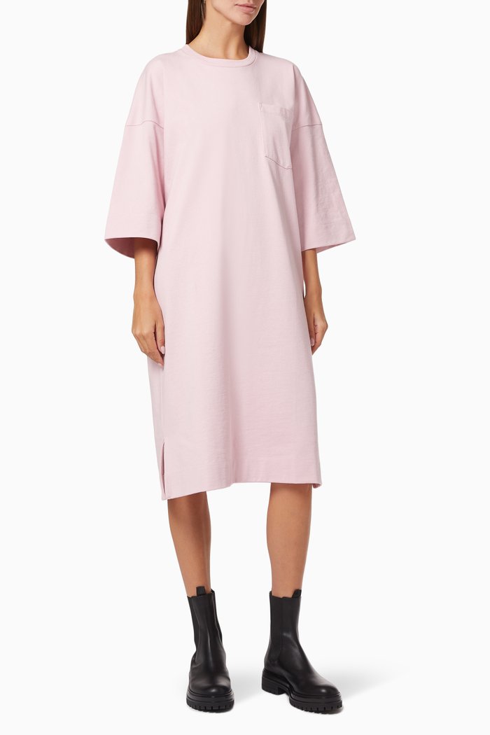 

Software Jersey Dress in Recycled Polyester & Recycled Cotton, Purple