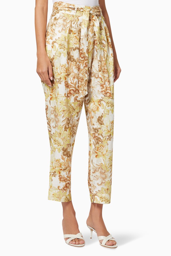 

Bernadette Pants in Hemp, Multicolour