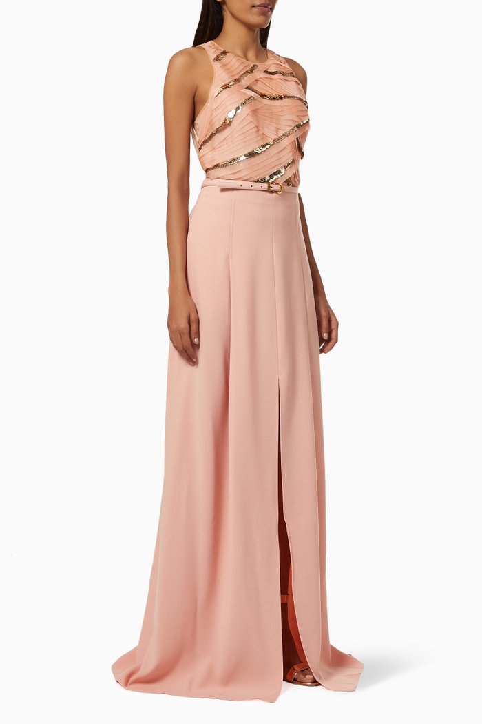 

Divisible Dress in Tulle & Crêpe, Rose gold