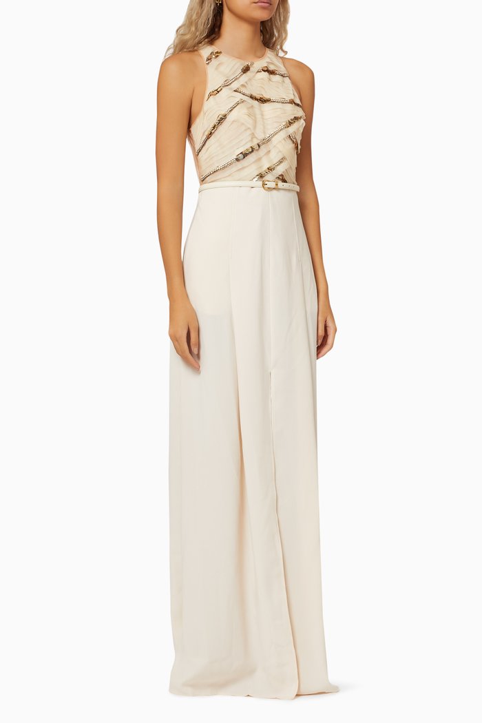 

Divisible Dress in Tulle & Crêpe, White