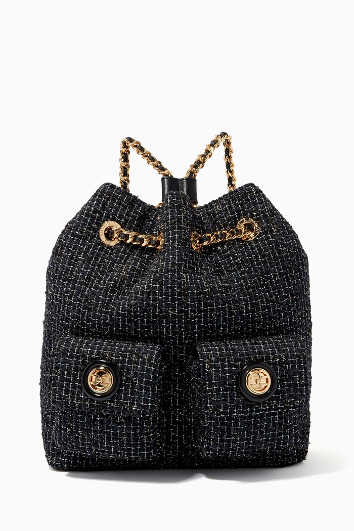 

Backpack in Tweed, Black