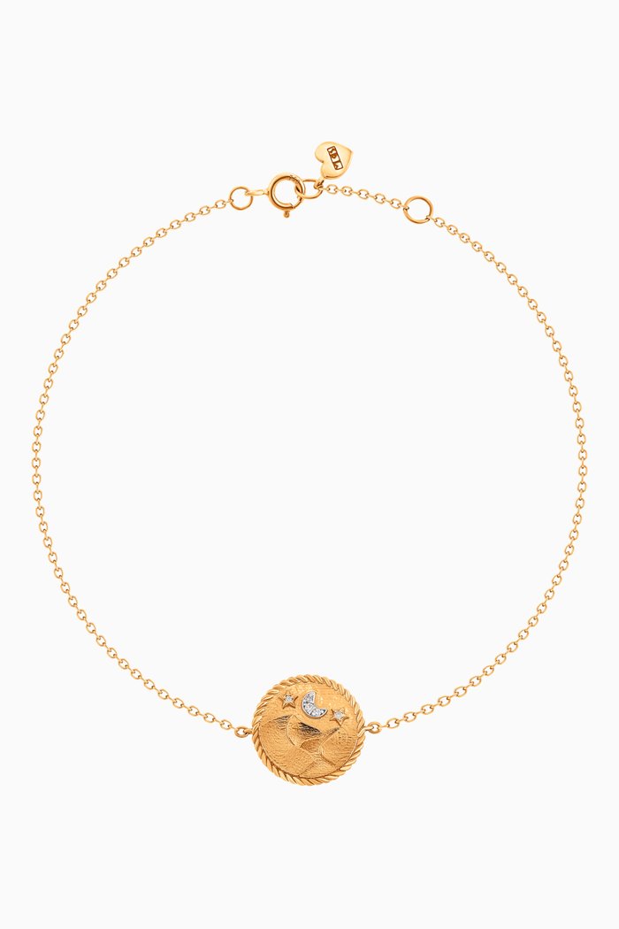 

Desertscape Bracelet with Diamonds in 18kt Yellow Gold