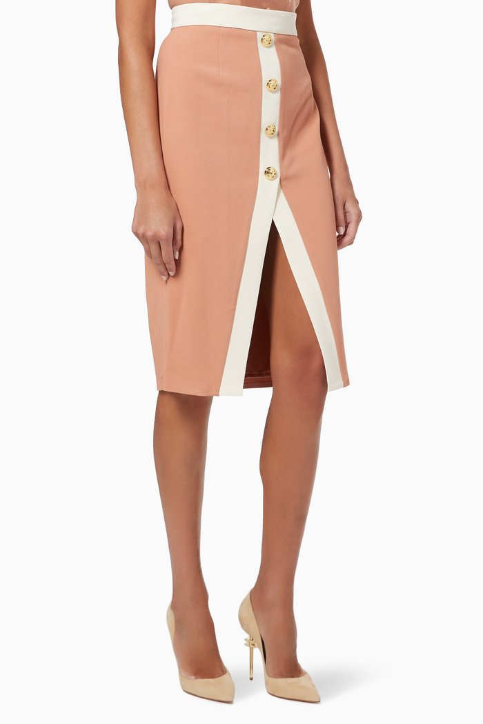 

Pencil Skirt in Crêpe, Rose gold