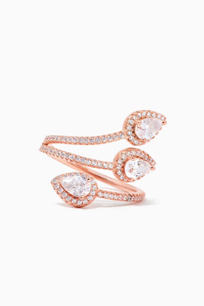 

Sprout Stones Ring, Rose gold
