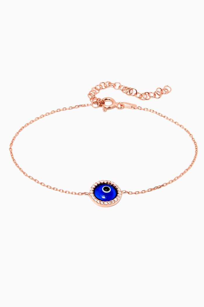 

Evil Eye Bracelet, Rose gold