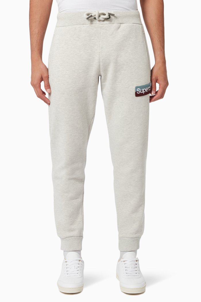 

Core Logo Workwear Joggers in Cotton, White