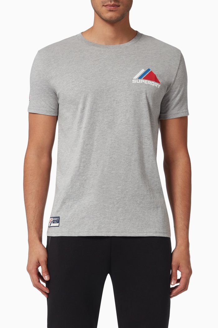 

Mountain Sport T-shirt in Cotton, Grey
