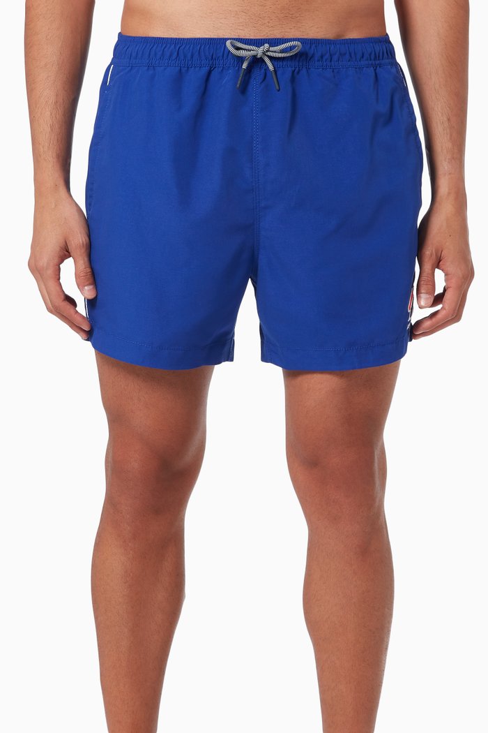 

Tri Series Swim Shorts in Technical Fabric, Blue
